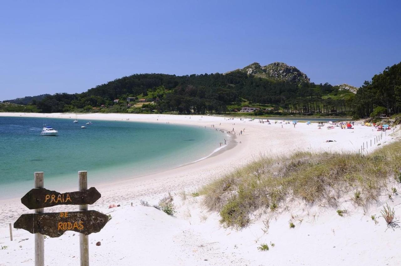 Atico En Moana- Playa A Xunqueira, A 15 Min De Vigo Lägenhet Exteriör bild